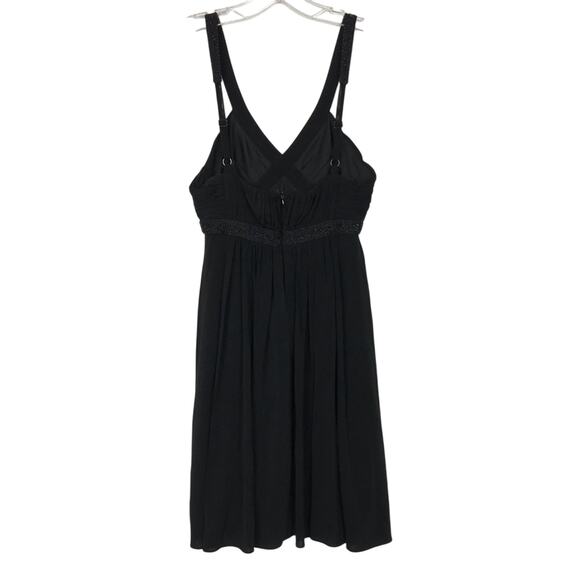 BCBGMaxazria Black Fit and Flare Flowy Dress - Picture 4 of 9